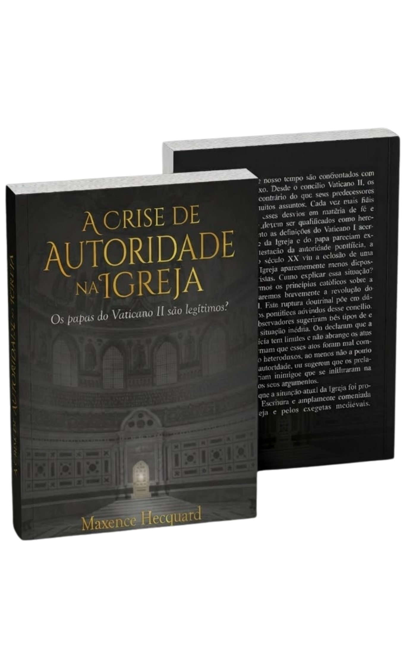 A Crise de Autoridade na Igreja - Capa do livro em perspectiva